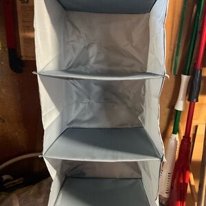 Amazon Gray Hanging Closet Shelves